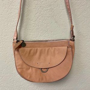 Lucky Brand Vala Crossbody Bag Leather Pink